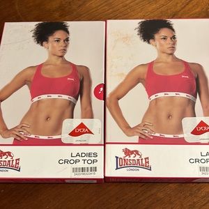 2 new in box ladies crop top